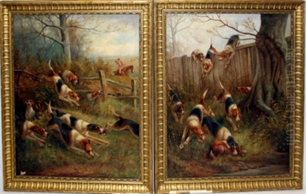 Hunting Dogs by E. Herbert