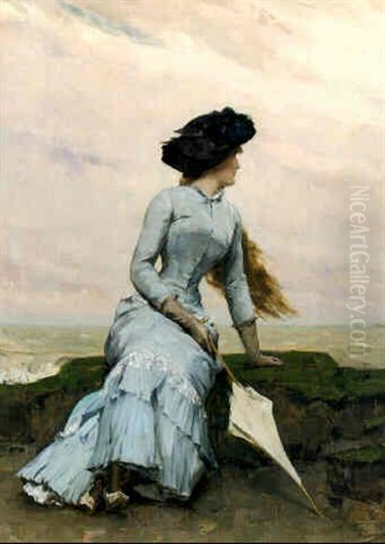 Looking Out To Sea by Charles Hermans