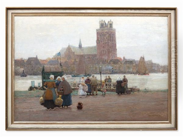 View Of Dordrecht by Hans Herrmann