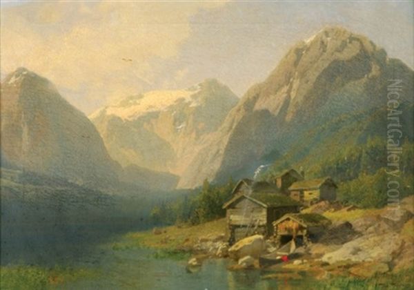 On Balestrand, Sognefjord, Norway by Hermann Herzog