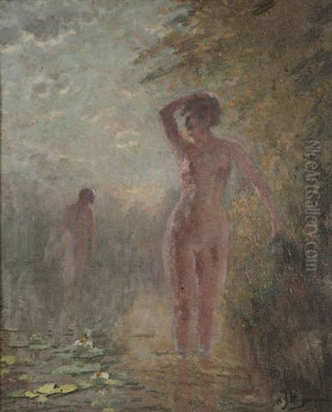 L'heure De La Baignade by Adriaan Josef Heymans