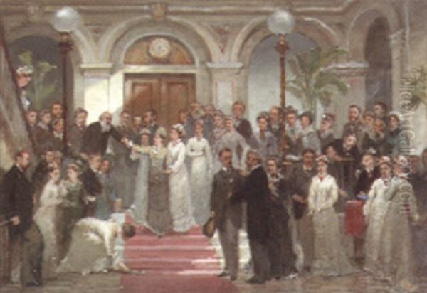 The Wedding Party by George Elgar Hicks