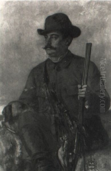 Freiherr Wilhelm Rudolf Von Seldeneck Als Jager by Ernst Hildebrand