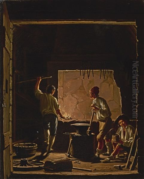 The Forge by Pehr Hillestroem