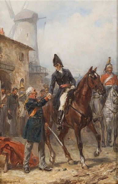 Wellington And Blucher by Robert Alexander Hillingford