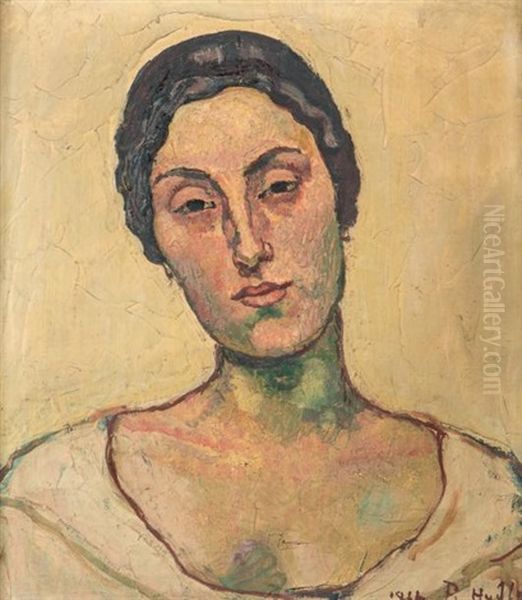 Portrait De La Danseuse Francine Meylach by Ferdinand Hodler