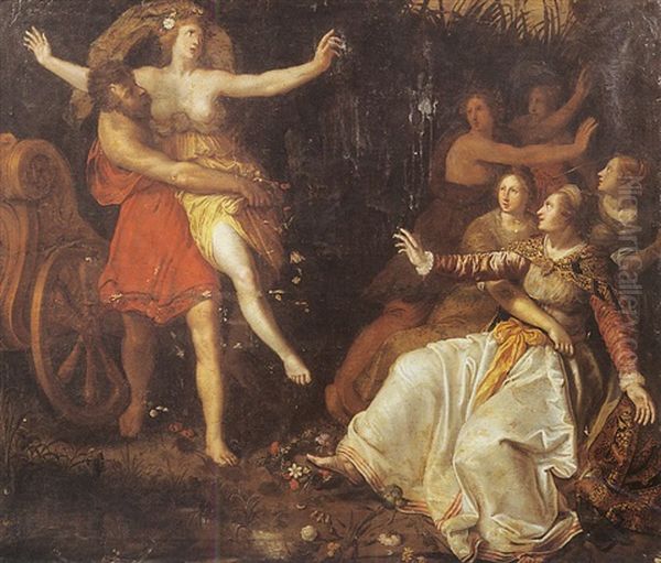 L'enlevement De Proserpine by Gaspar van den Hoecke