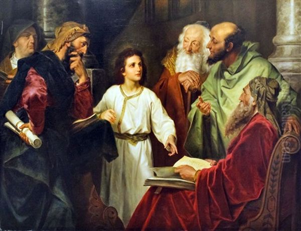 Christ In The Temple by Heinrich Hofmann