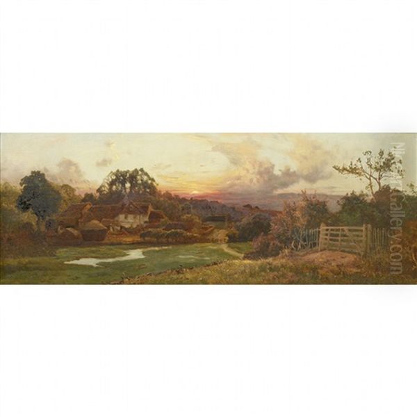 A Surrey Farmstead by Edward Henry Holder