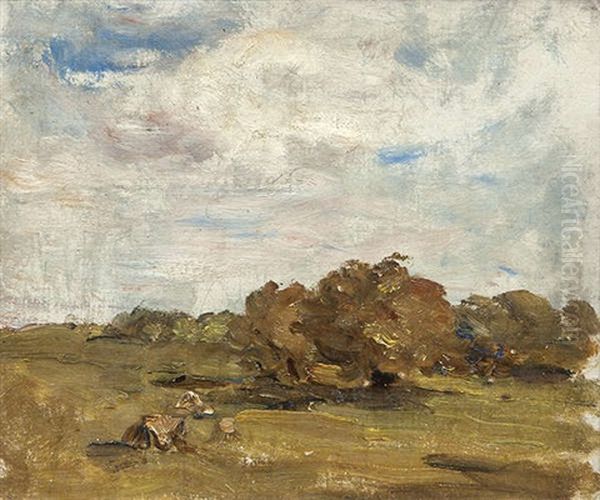 Haystacks, Howth by Nathaniel Hone the Younger