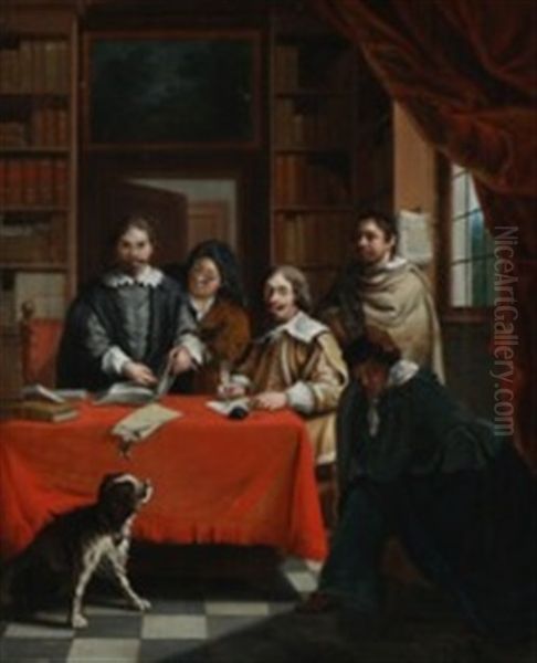 Signing The Contract by Jan Josef Horemans the Younger