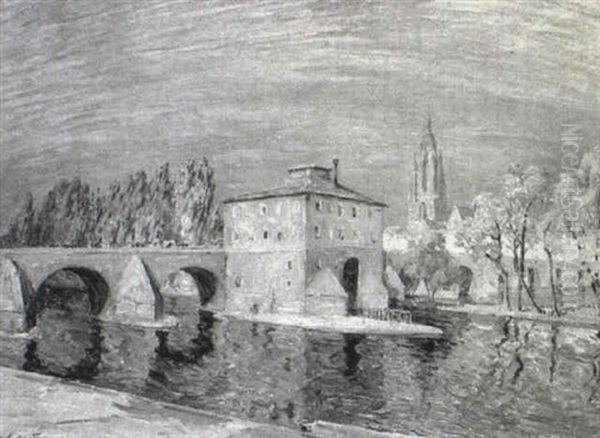 The Bridge In Frankfurt by William Samuel Horton