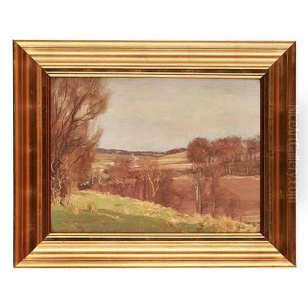 Dalry Landscape In Winter by George Houston