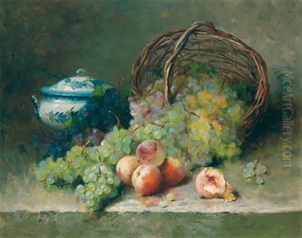 Fruchtestilleben by Leon Charles Huber