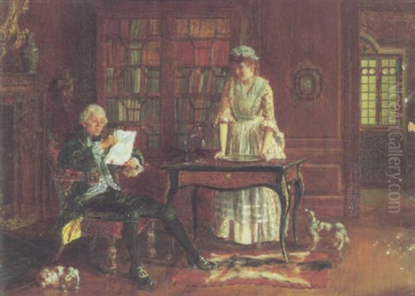 Surprising News by Talbot Hughes