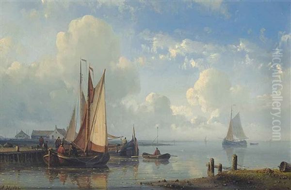 On The Scheldt by Abraham Hulk the Elder