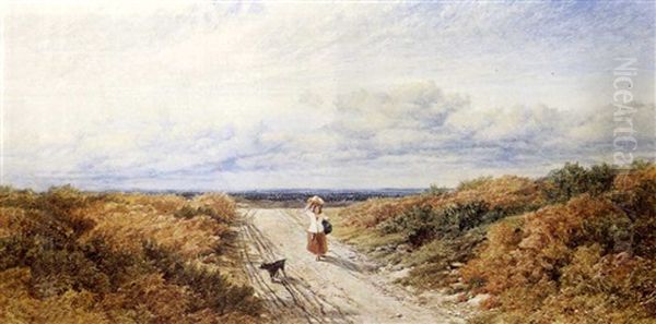 Sunny Day, Woking Common, Surrey by Frederick William Hulme