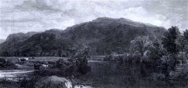 The Vale Of Bettws, North Wales by Frederick William Hulme