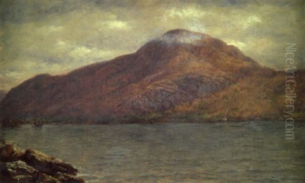 Blk Mountain From Dollar Island, Lake George by Daniel Huntington