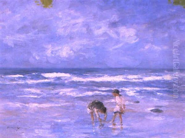 On The Sands by Robert Gemmell Hutchison