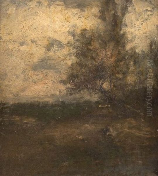 The Old Tree (fragment) by George Inness