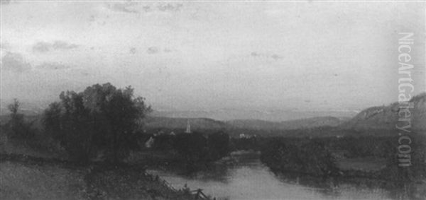 On The Connecticut River Near Bellows Falls, Vermont by George Inness