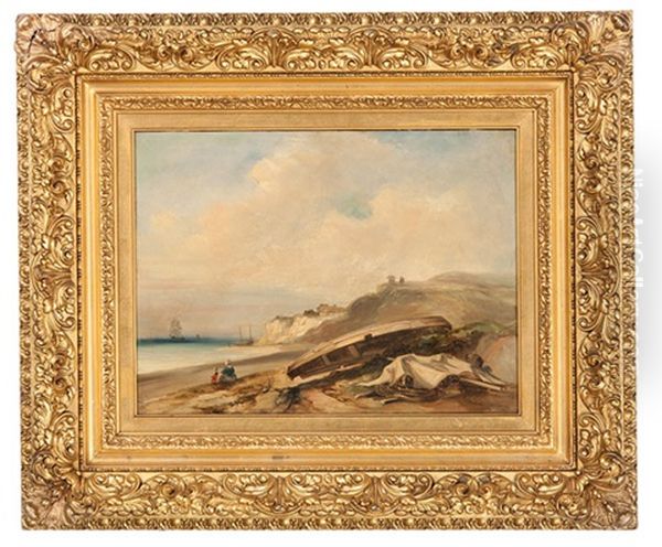 Normandy Shore by Louis-Gabriel-Eugene Isabey