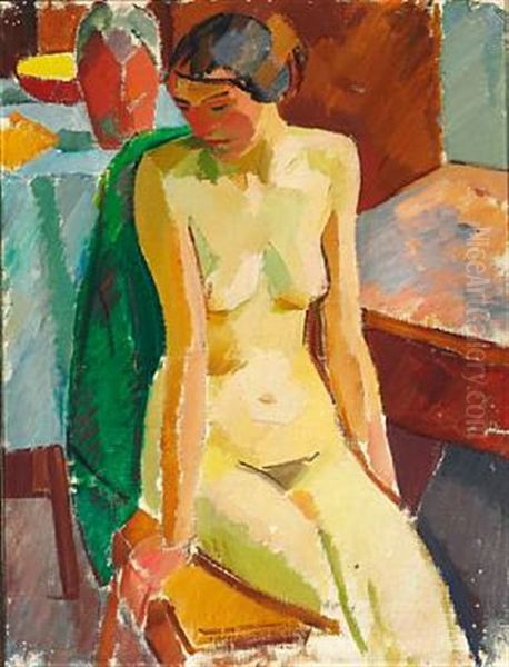 Seated Model by Karl Isakson