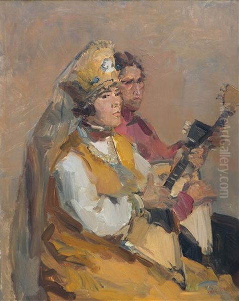 Balalaika Players by Isaac Israels