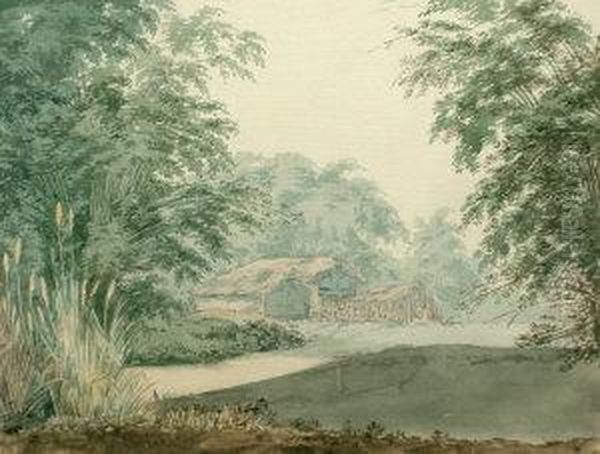 A Hut Near A Pond by Ezekiel, Lt. General Barton