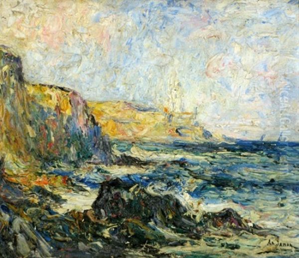 Marine Landscape by Armand Gustave Gerard Jamar