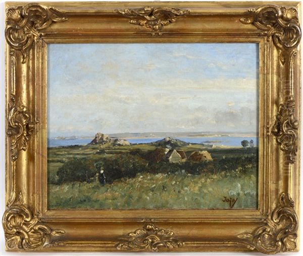 Paysage De Bord De Mer by Louis Aime Japy