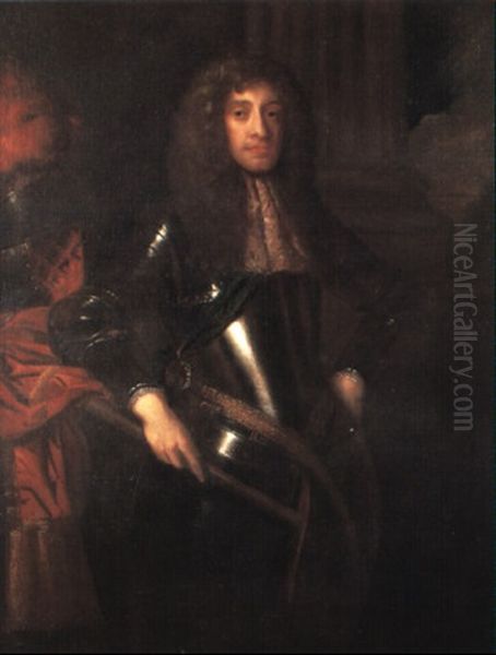 Portrait Of James Butler, 2nd Duke Of Ormonde, Wearing Armour by Charles Jervas