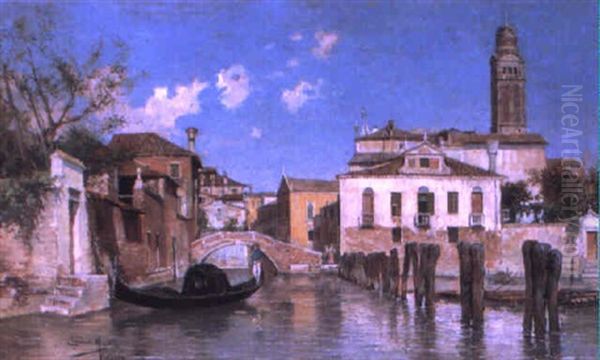 A Venetian Backwater by Juan Jimenez Martin