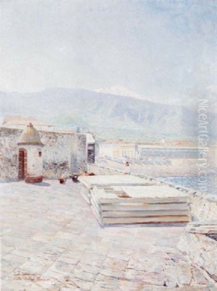 Puerto De La Orotava, Tenerife by Carl (August) Johansson