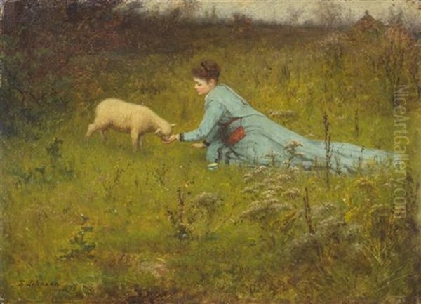 The Pet Lamb by Eastman Johnson