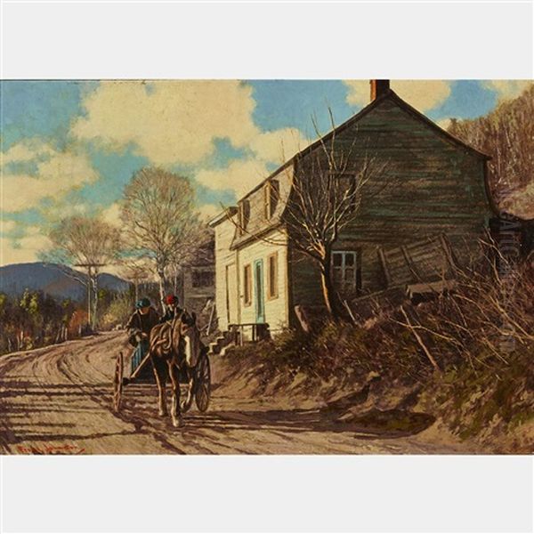 Spring - Laurentian Side Road by Francis Hans Johnston