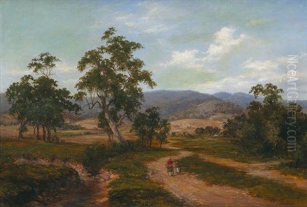 Towards The Black Hill, Payneham S.a. by Henry James Johnstone