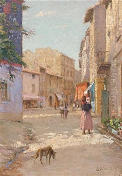 Villeneuve Les Avignon (gard) by Leonce J. V. de Joncieres