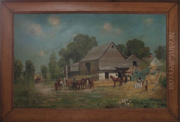 The Hay Harvest by Francis Coates Jones