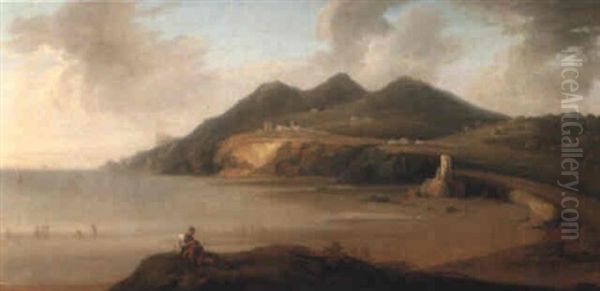 A View Of The Black Rocks And Mountains On The South Side Of The Harbour by William Jones