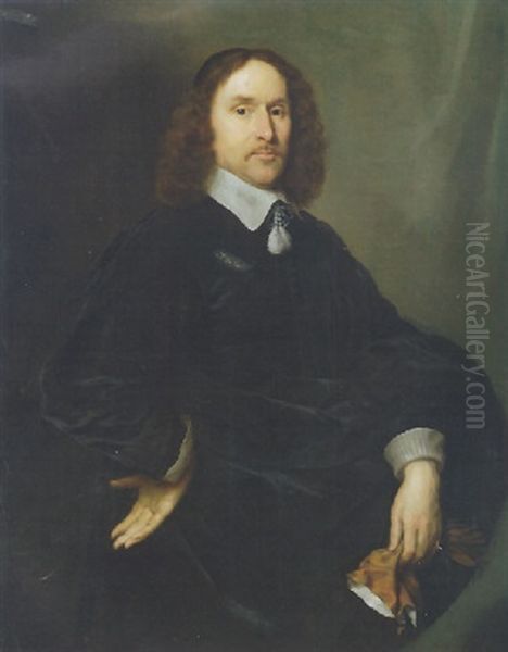 Portrait Of A Gentleman by Cornelis Jonson Van Ceulen