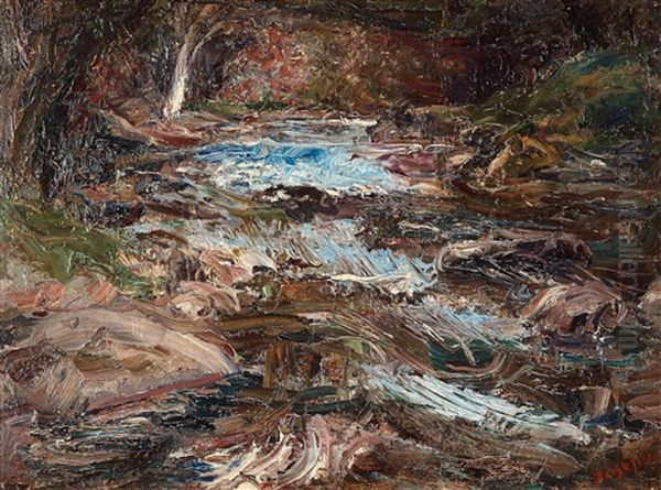 Forsen, Gargilesse (the Stream, Gargilesse) by Ernst Josephson