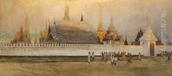 Temple Of The Emerald Buddha by Ivan Leonardovich Kalmykov