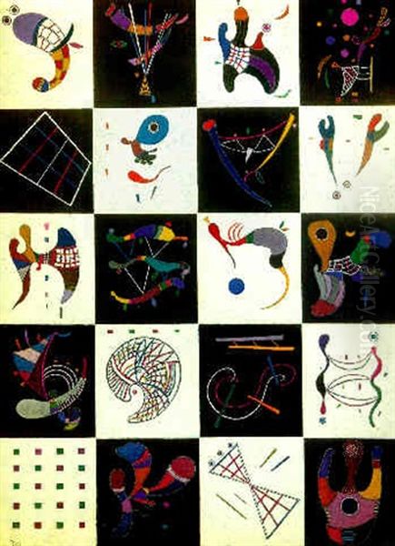 4 X 5 = 20 by Wassily Kandinsky