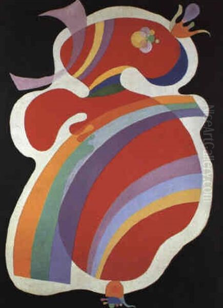 Die Rote Form by Wassily Kandinsky