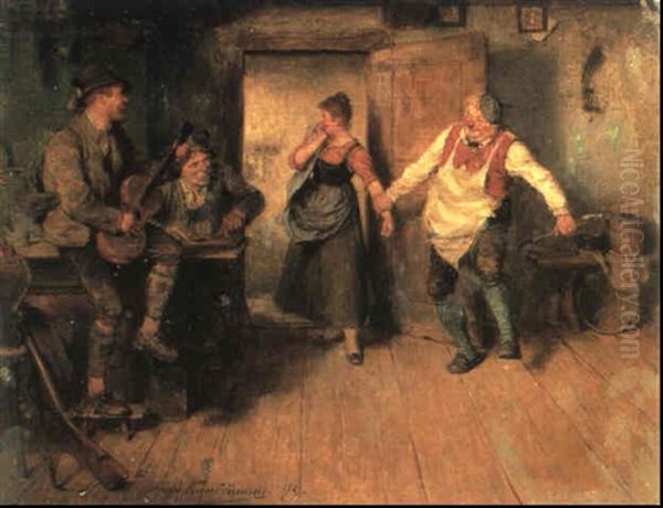 An Invitation To Dance by Hugo Wilhelm Kauffmann