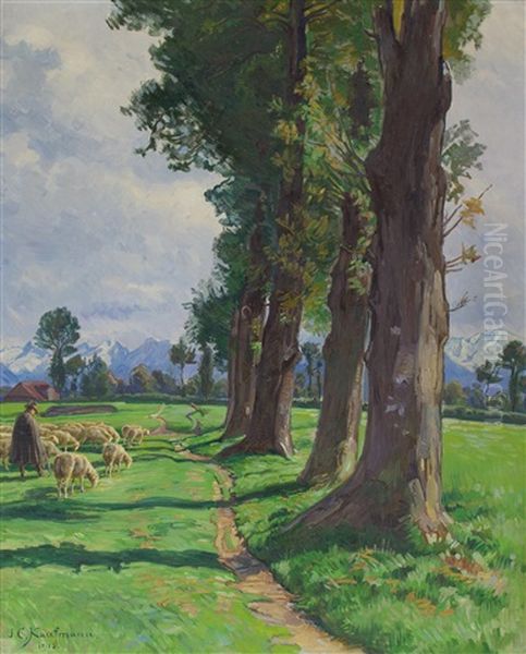 Eichen Im Herbst by Joseph Klemens Kaufmann