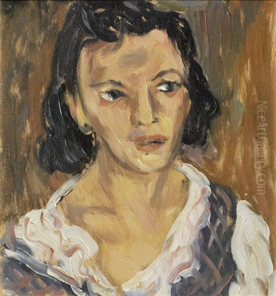 Portrait Of Mrs Lipshitz by Wolf Kibel