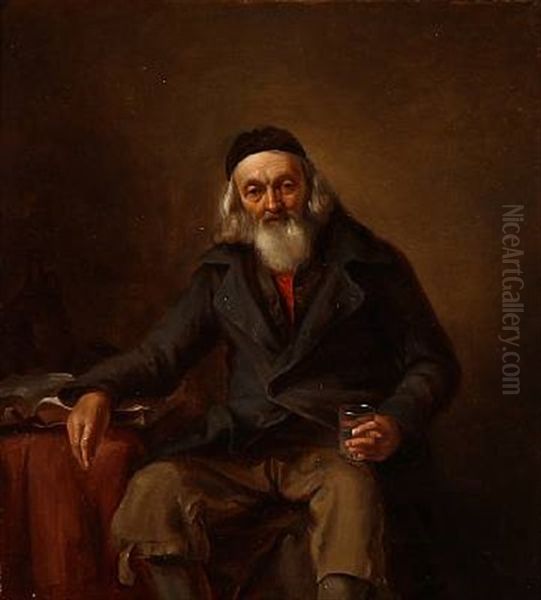 An Elderly Man With A Beard by Petrus Kiers